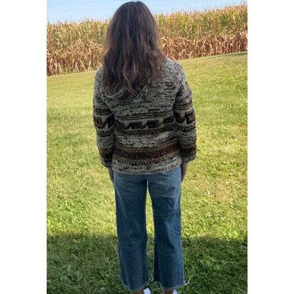 Vintage Handspun Wool Sweater, Small - Picture 9 of 9